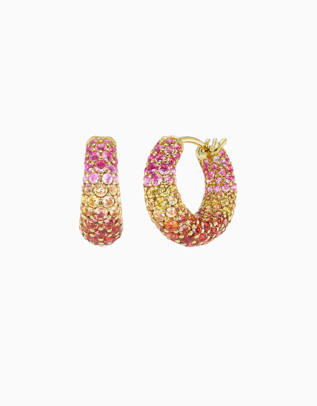 ピアス [wingbling] Ombre One Touch Ring Earring Onetouch Earrings – amondz