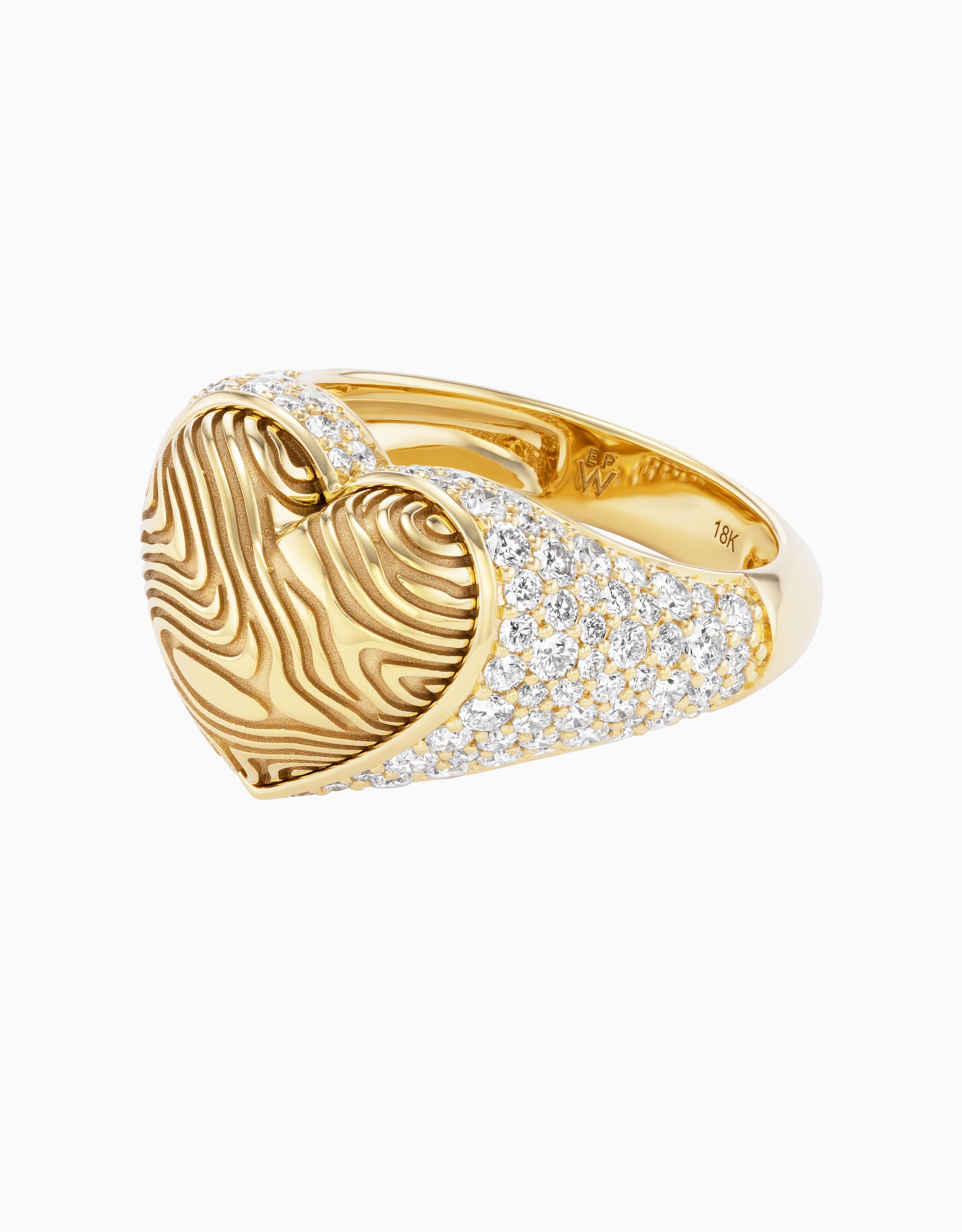 White Ring Unity Ripple Ripple Ring – Emily P. Wheeler, LLC